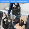 Beverage Carrier with Handle Oxford Cloth Insulated Coffee Cup Carrier