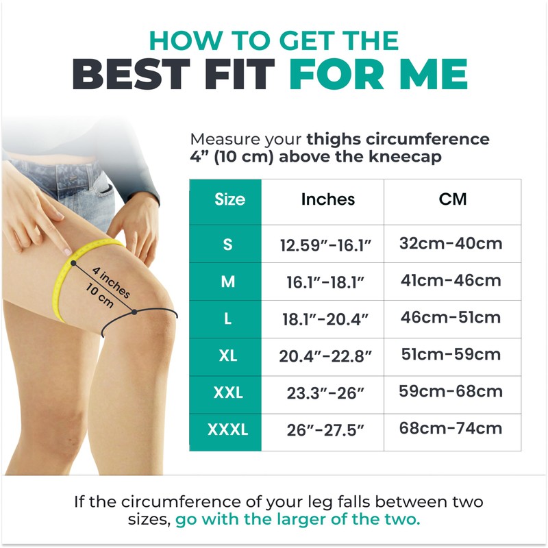 MODVEL Knee Support Set for Men and Women, Breathable Knee