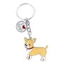 F reedale Cute Metal Small Puppy Keychain Keyring Keyfob Car