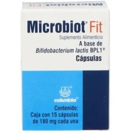 Microbiot Fit 50 Mg Caja Con Frasco Con 15 Cápsulas