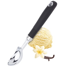 Sabatier Professional Ice Cream Scoop - EasyTo Use Spoon. Strong Stainless Steel Core and Soft Grip Handle. Dishwasher Safe. 25 Year Guarantee.
