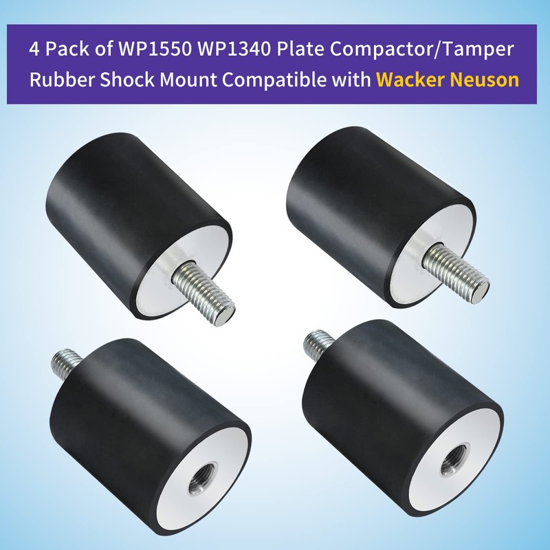 4 Pack New Upgrade Tamper Rubber Shock Mount Compatible with