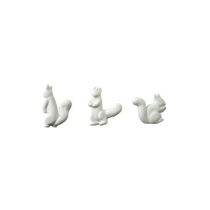 Yawata Kasei Sceltevie Tiernar Decole Morte (Magnet) 3 Piece Squirrel