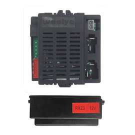 Wellye RX23 - Kit de control remoto Bluetooth de 12 V para niños, 2.4 G, control remoto y receptor, caja de control, accesorios para niños, piezas de repuesto para automóvil
