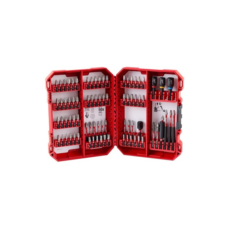 Milwaukee Shockwave Bit Kit w/ 80 Pcs - 48-32-4094