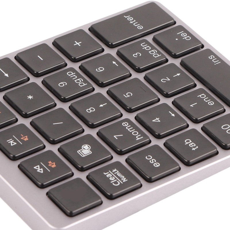 Bluetooth 3.0 Wireless Mechanical Numeric Keypad Notebook Desktop Computer Accessory