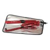 Alaciadora Profesional X-titanium 25mm Timco Tit-230r Color Rojo