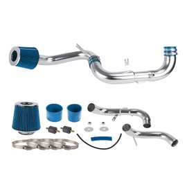 Torchbeam Cold Air Intake Filters System Kits Fit for Civic 2006-2011, Aluminum Filter System Replacement Blue