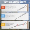 1/16" Metal Curtain Wire Hanging System, 100ft 7×7 Strands 304
