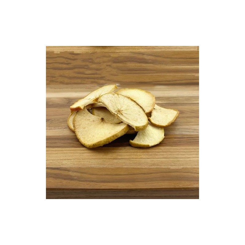 Fried Natural Apple Chips, No Added Sugar or Color, 2.2