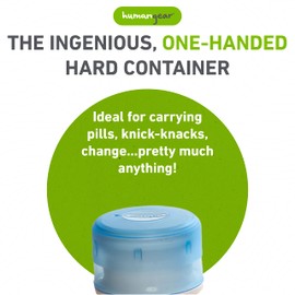 humangear GoTubb 3 Pack Travel Container - Clear/Green/Blue, Small, 14 cc