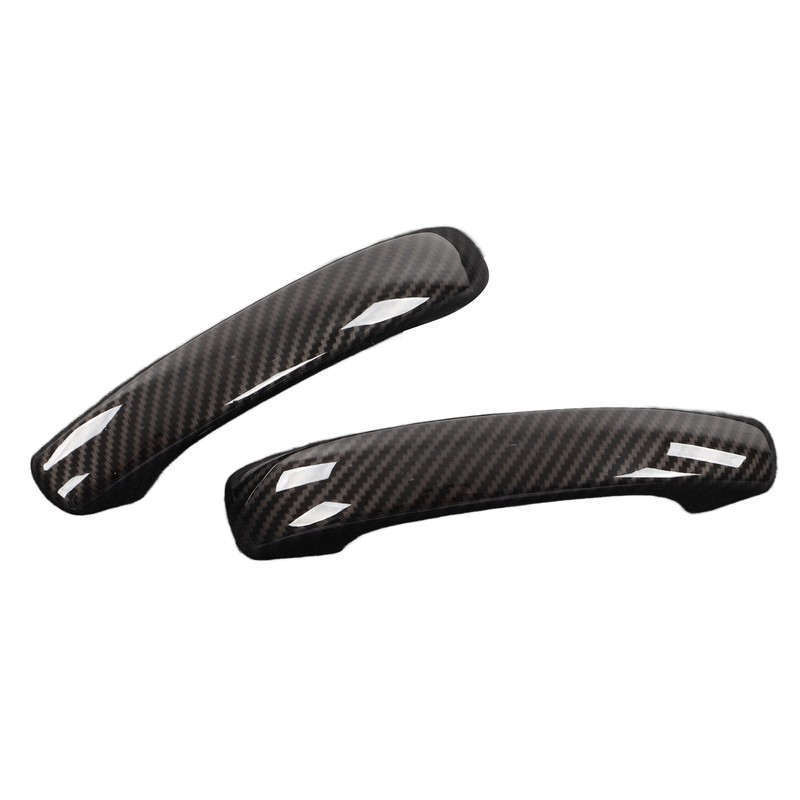 Car Exterior Door Handle Cover Carbon Fiber Style Replacement for