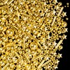 Gold Sprinkles for Cake Decorating, 4.6 oz Edible Pearls Rods