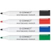 Q-Connect Drywipe Marker Pen Assorted (Pack of 10), black