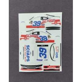 Lionel 2025 Custom Ryan Sieg #39 Sci Aps Throwback 1/64 Peel & Stick Decals