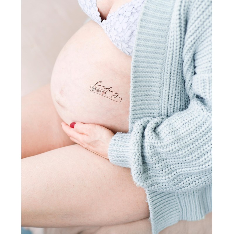 Temporary Belly Tattoos - Coloured Edition