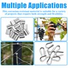 VIVBOO Stainless Steel Cable & Wire Rope 3/16" Vinyl Coated
