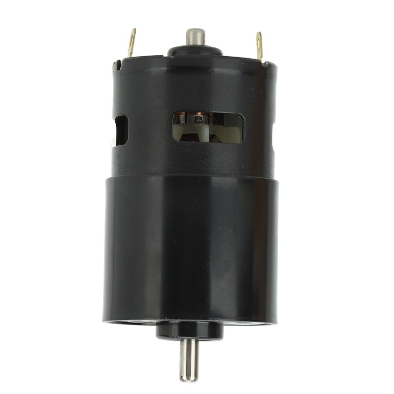 High Torsion DC Motor 12000RPM Round Shaft Fast Speed Red