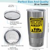 Flairy Land Airsoft Silver Edition Tumbler 20oz - Talking About