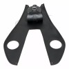 Generic Black Leather Gas Tank Bag Panel Cover Pad W/
