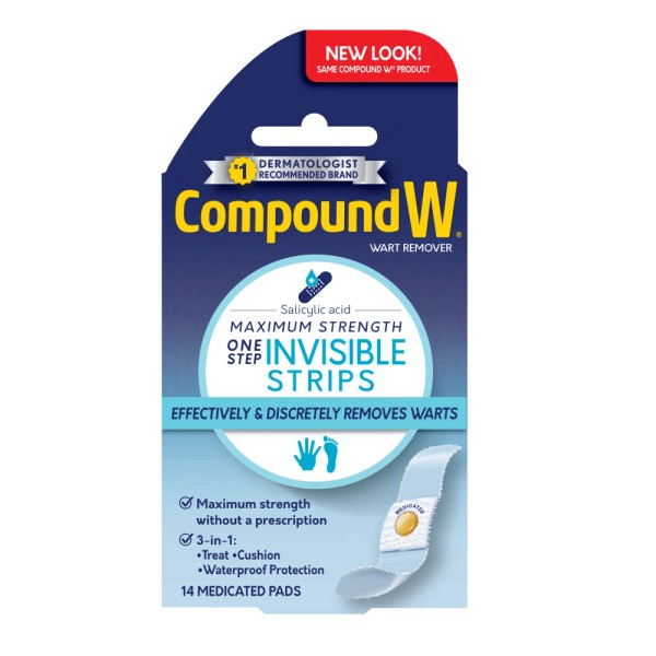 Compound W SM Compound W One Step Invisible Strips 14