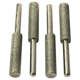 HTS 111C3-4 4 Pack 7/32" Diamond Chainsaw Sharpening Rotary Bit Set with 1/8" Shank