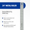 Westcott ZC-24 Zero Center - Regla de metal de acero
