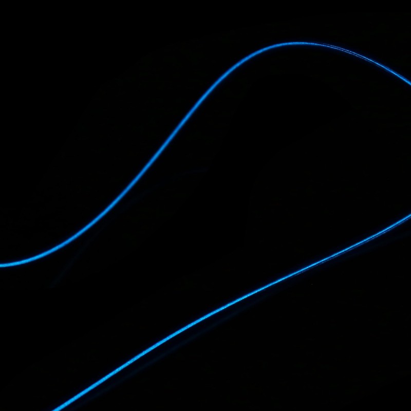 X AUTOHAUX 4 Meter/13ft Neon EL Wire Strip Blue Cold