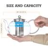 Kitchen Kite Glass Teapot Set with 4 Double Wall Teacups