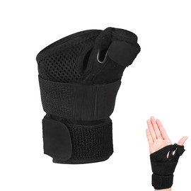 JAWUZ Schwarz daumenbandage bandage daumensattelgelenk Ergonomische Daumenbandage Atmungsaktive Daumenorthese bei Arthrose Sehnenscheidenentzündung