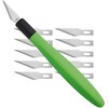 WEDO 7852199 Cutter Scalpel, Comfortline with Soft Grip Handle, Including