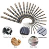CaRoller 29Pcs Drill Bit Set, 135 Degree Tip High Speed
