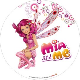 Tortenbild Mia and Me "Mia White", 16 - 38 cm, Round (20 cm)