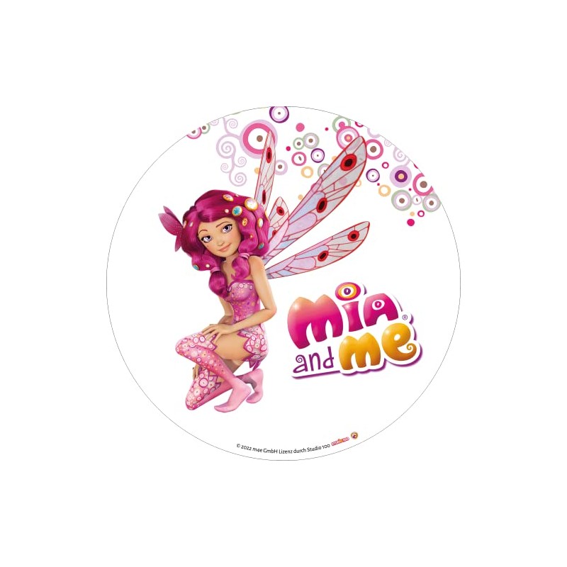 Tortenbild Mia and Me "Mia White", 16 - 38 cm,