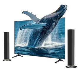 MZEIBO Sound Bar for Smart TV，80W Bluetooth Soundbar 2-in-1 Detachable TV Speaker with Bluetooth 5.0/ARC/Optical/AUX, Home Theater Surround Sound System for TVs