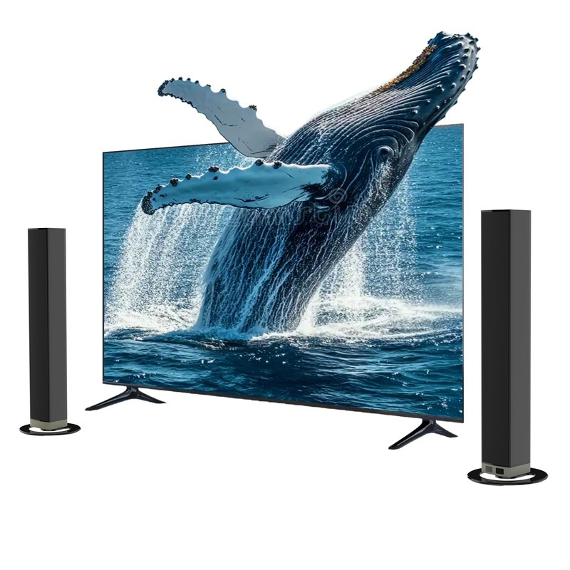 MZEIBO Sound Bar for Smart TV，80W Bluetooth Soundbar 2-in-1 Detachable