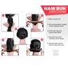 7Pack Hair Bun Maker, Easy Snap-and-Roll Bun Hair Tool, Magic