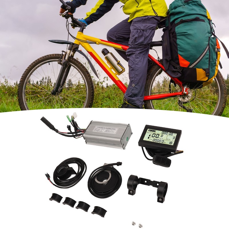 Electric Bike Conversion Kit 25A Sine Wave Controller LCD3U Panel