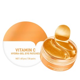 60 PCS Vitamin C & Collagen Eye Pads for Dark Circles,Under Ey/e Patches Masks,Anti Wrinkle Pa/tches & Eye Bags Remover for Anti Aging,Collagen Patches Eye Masks with Moisturizing and Anti-Aging