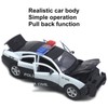 Emergency Car Toy Model 1:32 Simulation Vehicle Toy with Lights