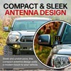 Short Rubber Antenna fits Toyota Tundra (2000-2020) - USA Stainless