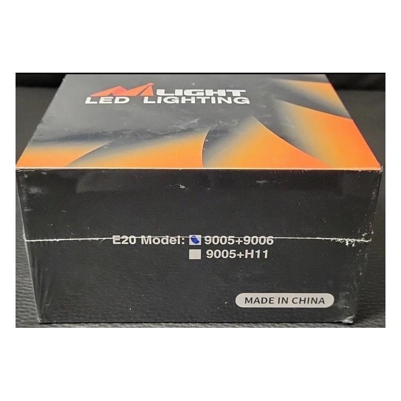 H&B Nilight E20 Model 9005 + 9006 LED Headlight Bulb
