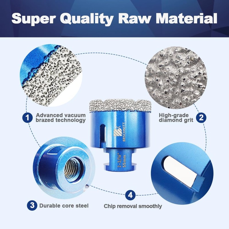 2 Inch Diamond Core Drill Bit for Porcelain Tile Ceramic