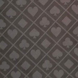 BALIKEN Poker 108X56Inch Section of Two-Tone Suited Poker Table Speed Cloth (Gray)