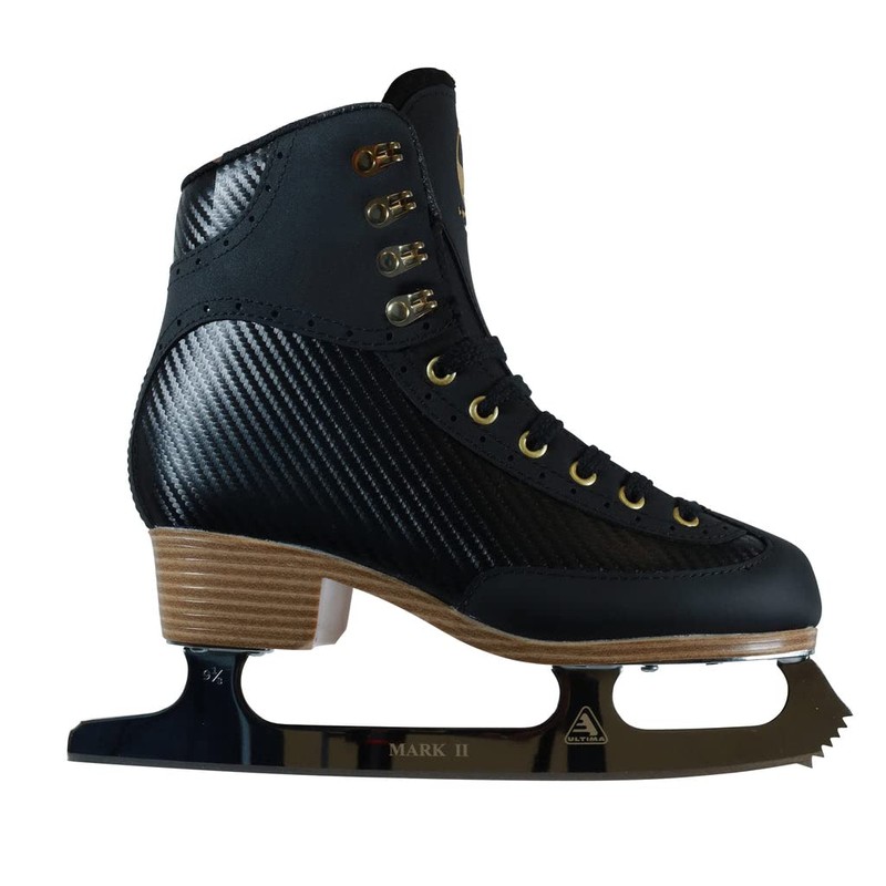 Jackson Ultima Softec Nova Black Womens/Girls Ice Figure Skates -