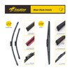 Raidbee® 26"+17" Windshield Wiper Blades with 14" Rear Wiper Blade