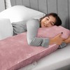 BEDELITE Body Pillow Cover with Zipper Closure, Super Soft and