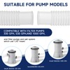 Pool Hoses for Above Ground Pools, 3 Pack 1.25 x