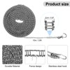 sourcing map 2pcs Windproof Clothesline, 10M 33ft Plastic Non-Slip Clothes