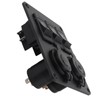 Car Marine 3+2combination LED Single Rocker Green Light Switch+Car Charger